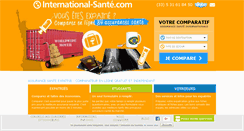 Desktop Screenshot of international-sante.com